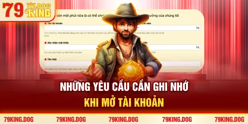 Những yêu cầu cần ghi nhớ khi mở tài khoản Những yêu cầu cần ghi nhớ khi mở tài khoản
